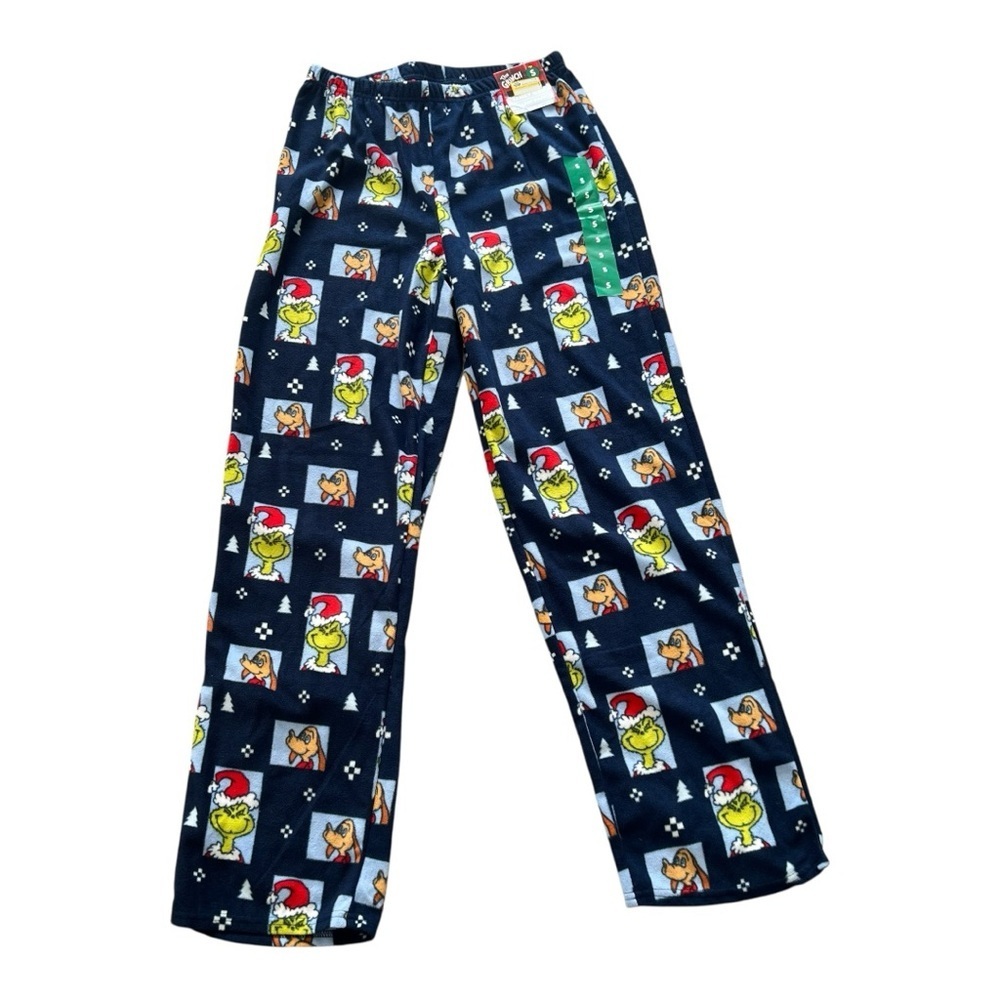 Komar Kids Navy Grinch Holiday Pajama Pants- Size Small